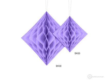 Losango Papel Lilás (30cm)