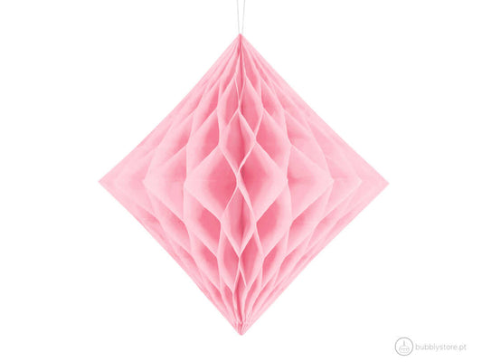 Losango Papel Rosa Claro (20cm)