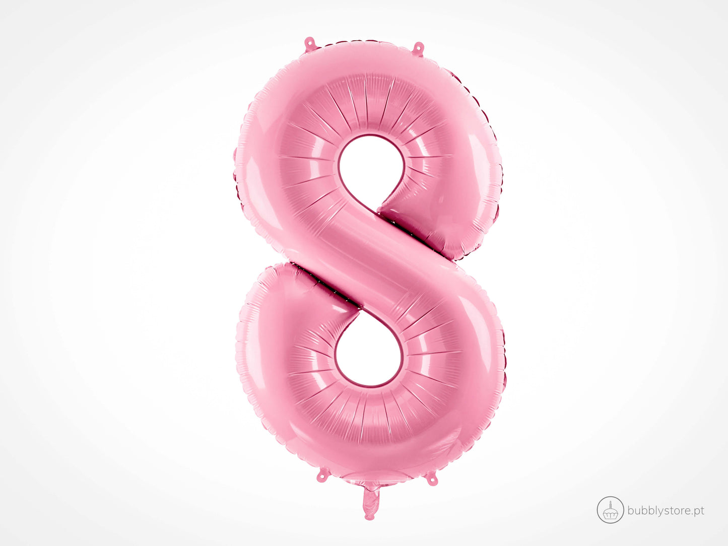 Pink Number Balloons