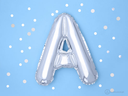 Silver Letter Balloons (A to Z)