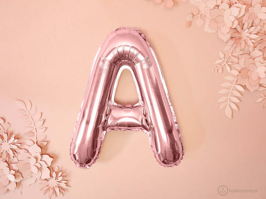 Rose Gold Letter Balloons (A to Z)