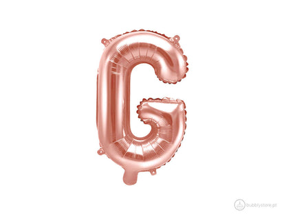 Rose Gold Letter Balloons (A to Z)