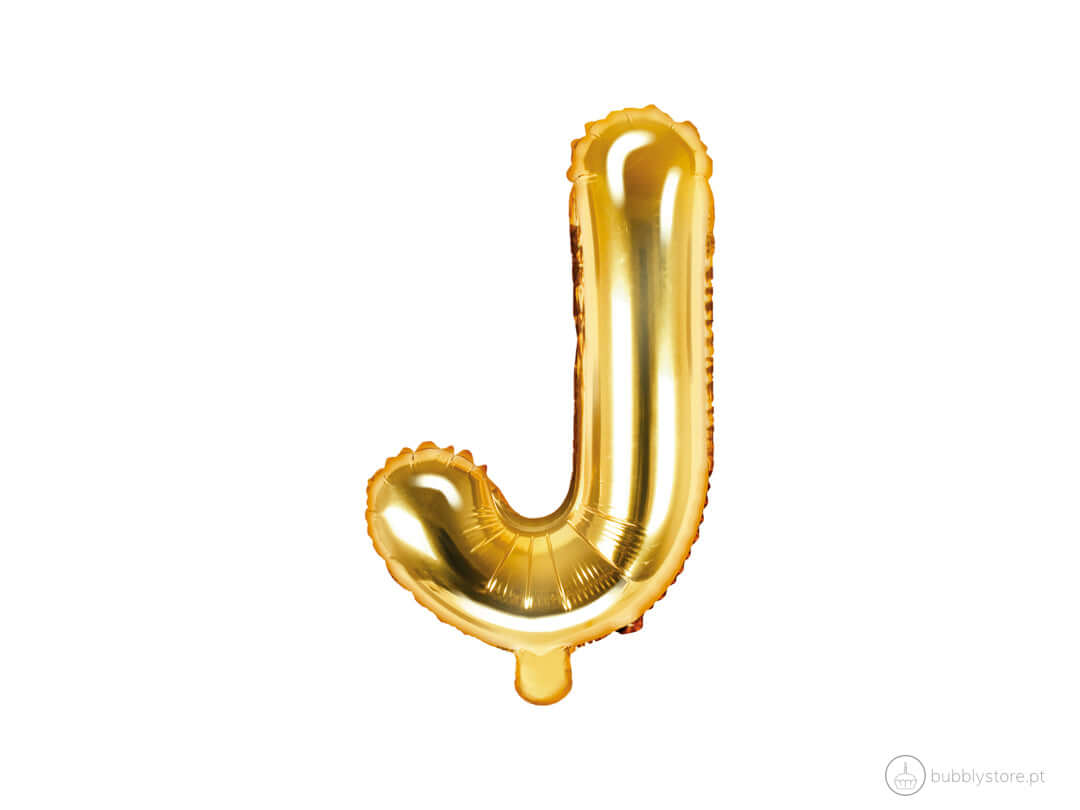 Balões Letras Dourados (A a Z)