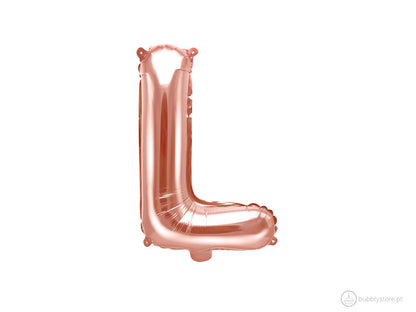 Rose Gold Letter Balloons (A to Z)