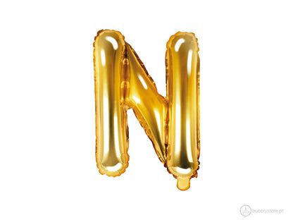 Gold Letter Balloons (A to Z)