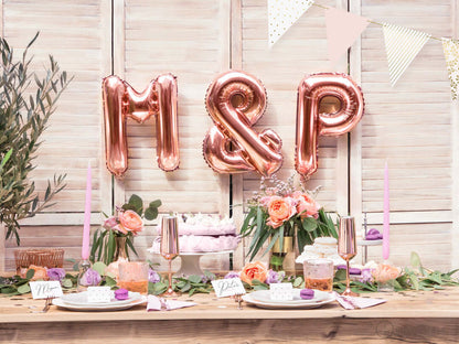 Rose Gold Letter Balloons (A to Z)