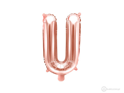 Rose Gold Letter Balloons (A to Z)