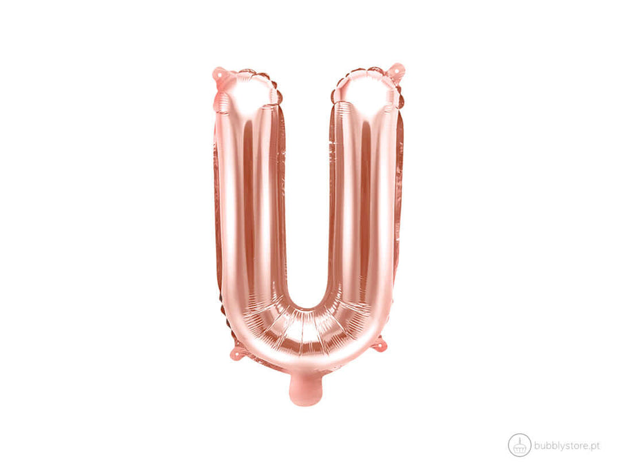 Balões Letras Rose Gold (A a Z)