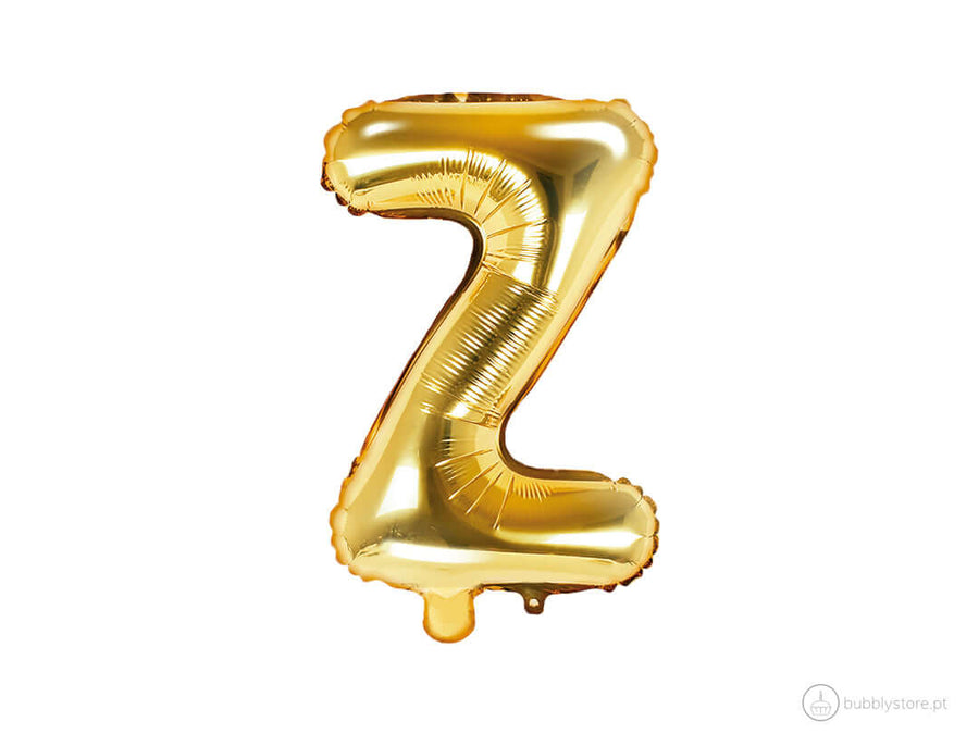 Balões Letras Dourados (A a Z)