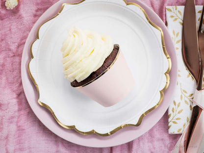 Formas de cupcakes rosas