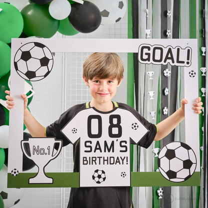 Marco de fútbol personalizable