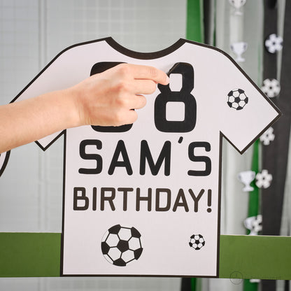 Marco de fútbol personalizable