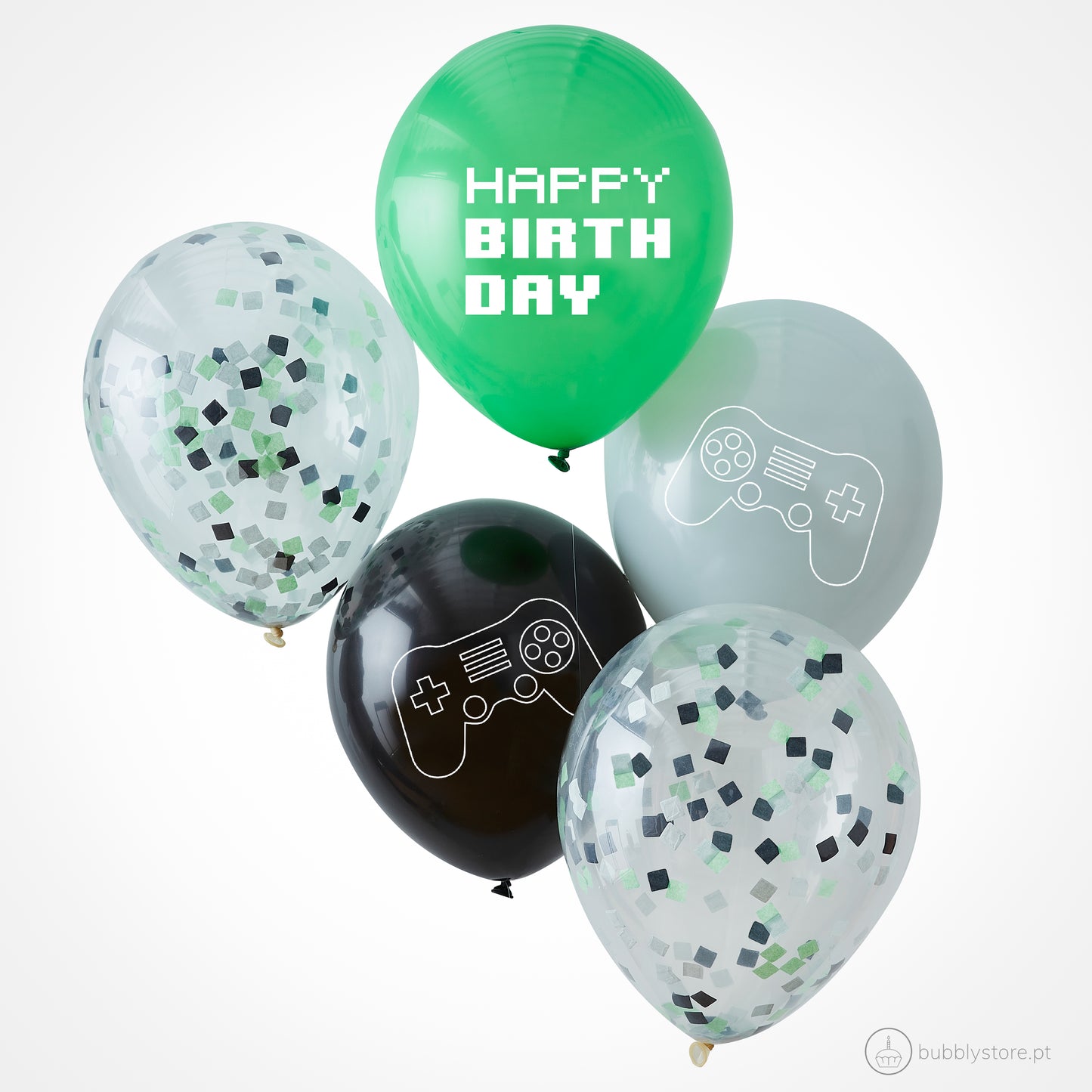 Balões Happy Birthday Gaming