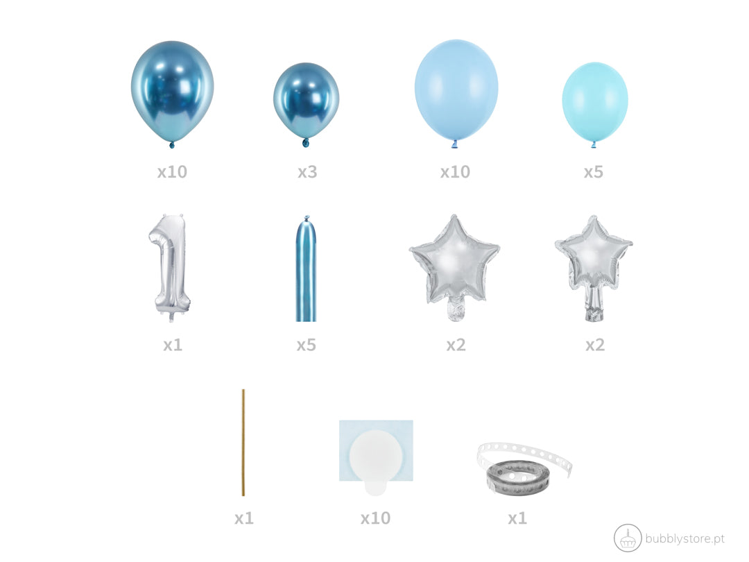 Bouquet Balloon Kit 1 Blue