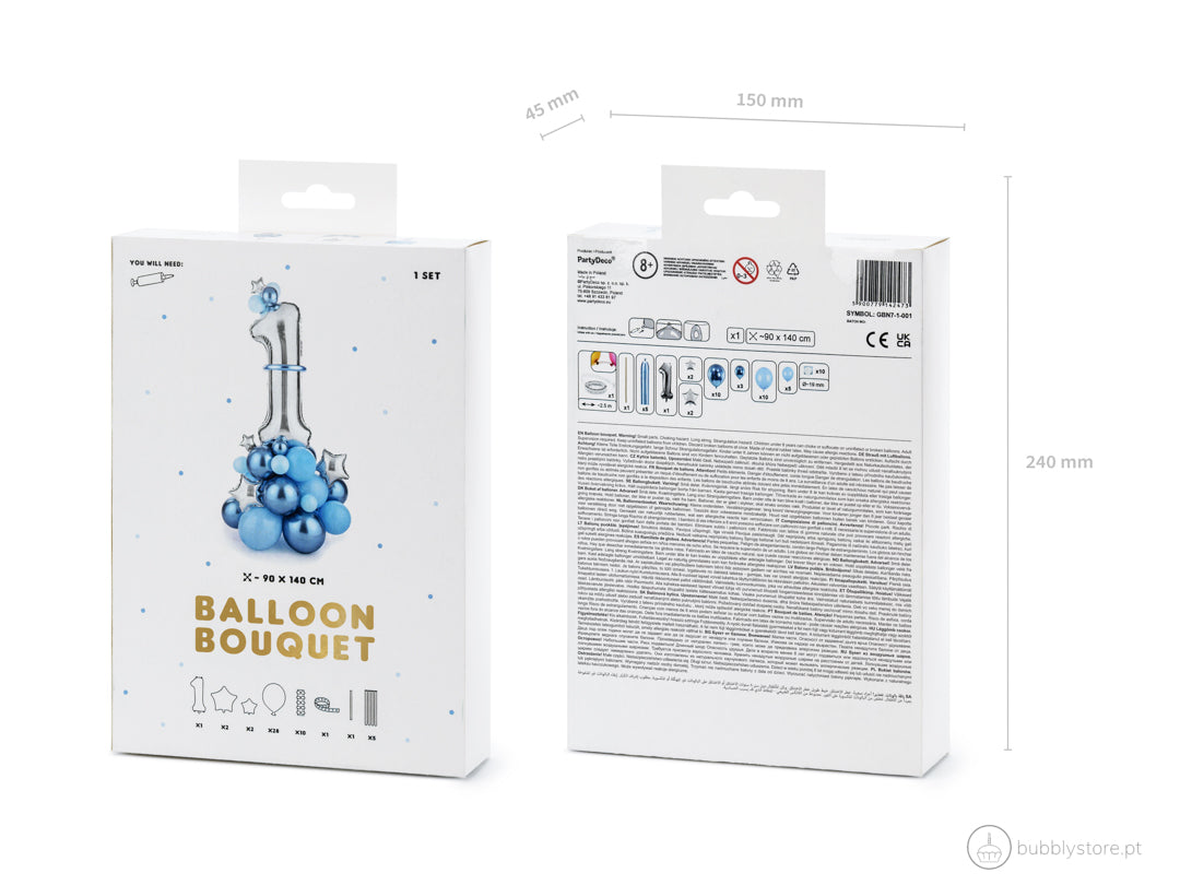 Bouquet Balloon Kit 1 Blue