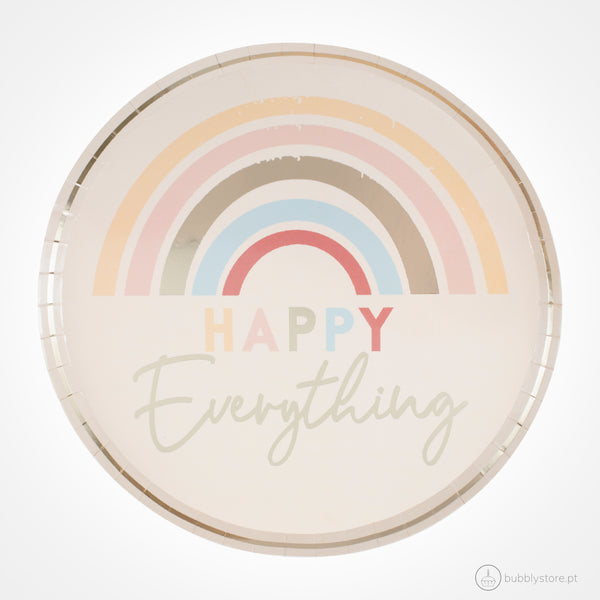 Rainbow Dishes Happy Everything