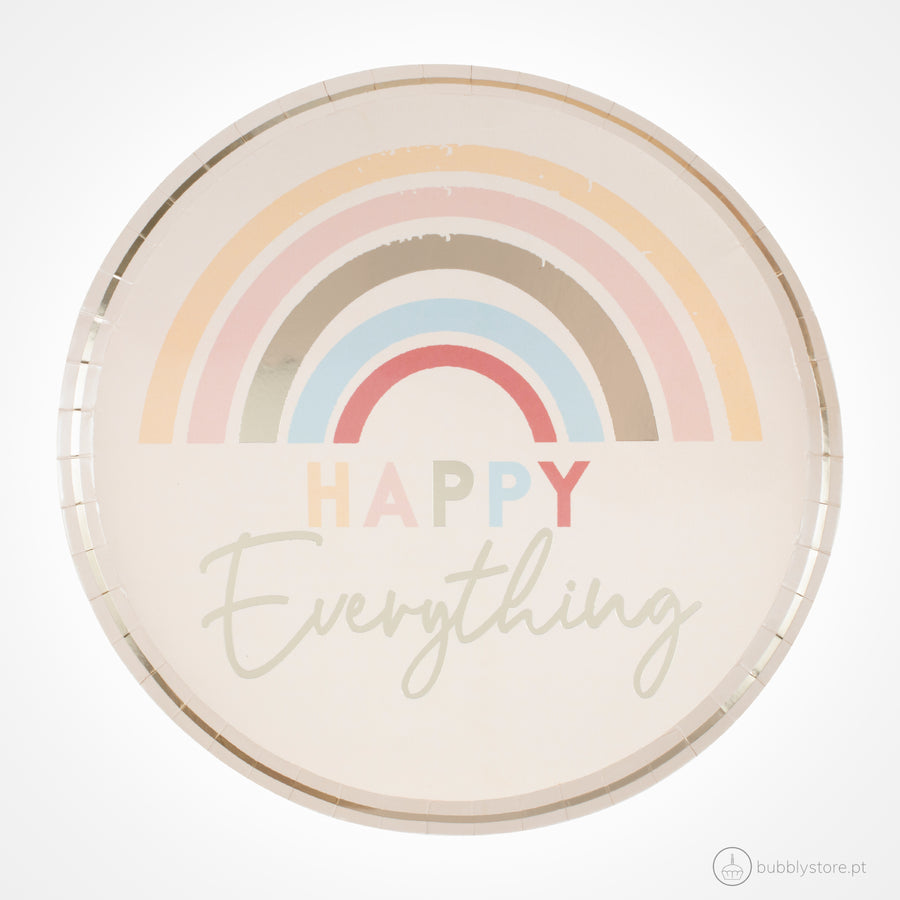 Rainbow Dishes Happy Everything
