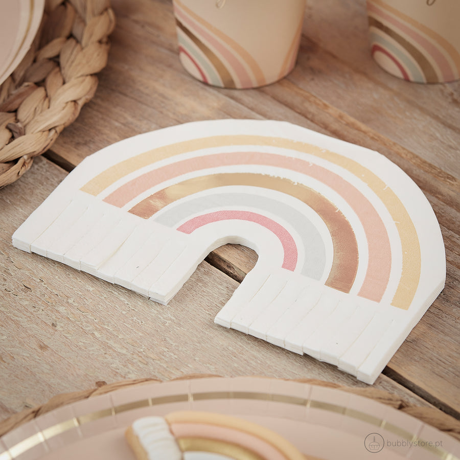 Rainbow Fringed Napkins