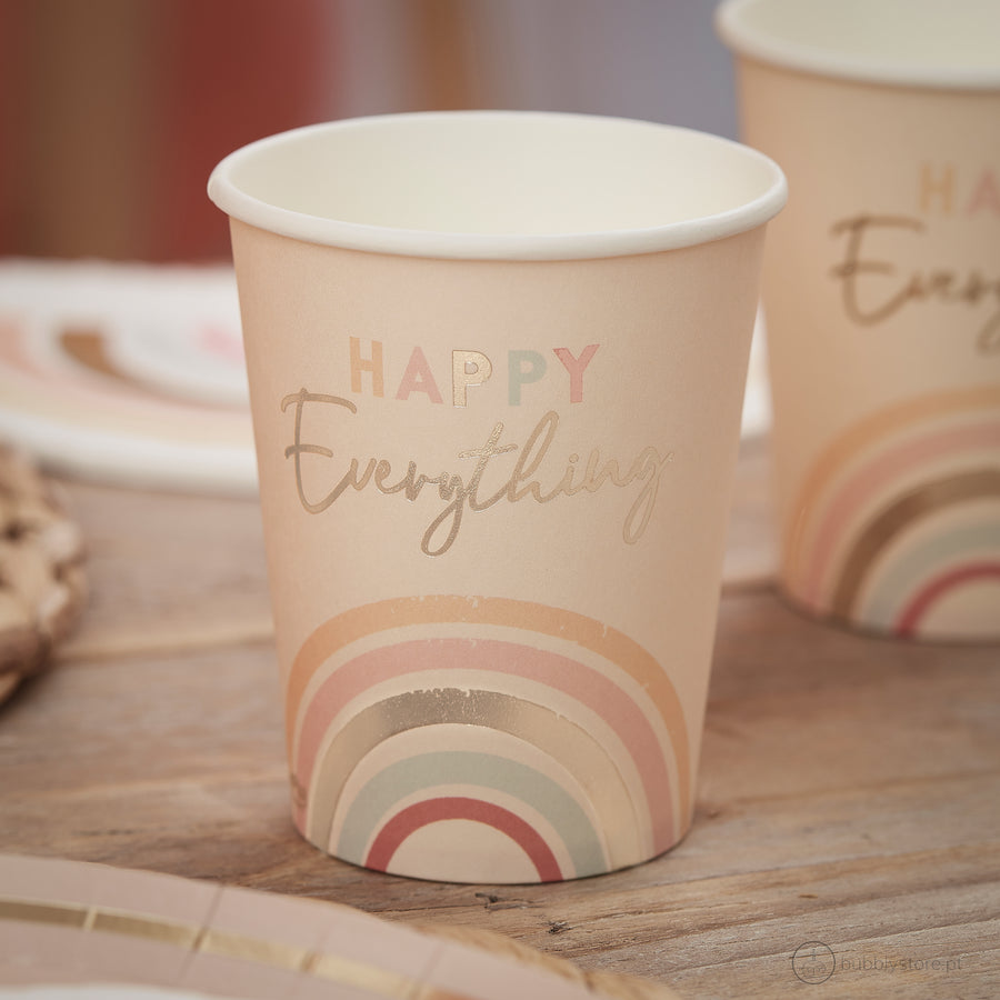 Happy Everything Rainbow Cups