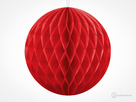 Red Paper Ball (10cm)