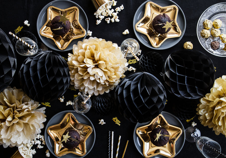 Black Paper Ball (10cm)