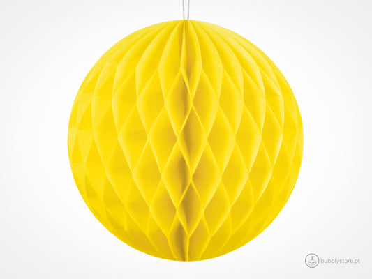 Yellow Paper Ball (10cm)