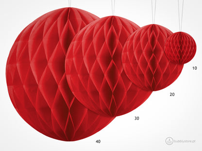 Red Paper Ball (30cm)