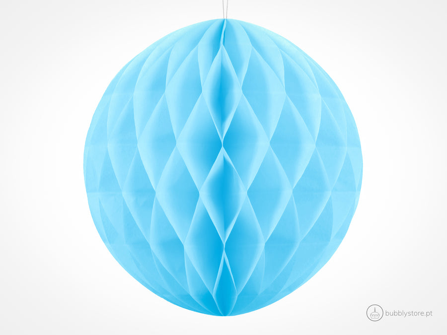 Bola de Papel Azul Céu (40cm)