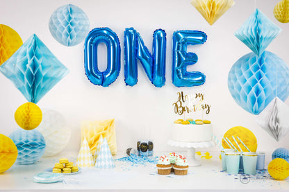 Sky Blue Paper Ball (30cm)
