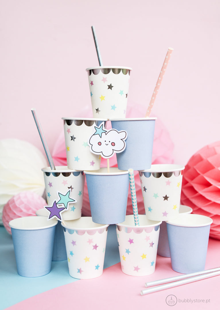 Pastel Stelas Cups