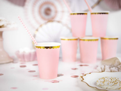 light pink cups