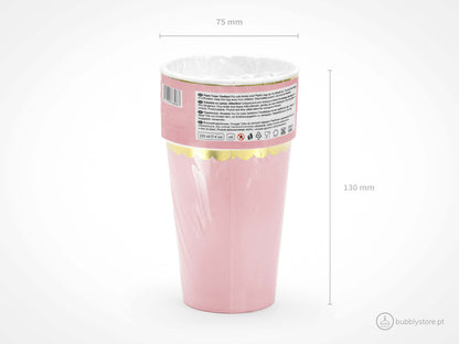 light pink cups