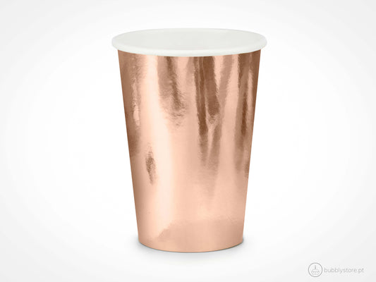 rose gold cups