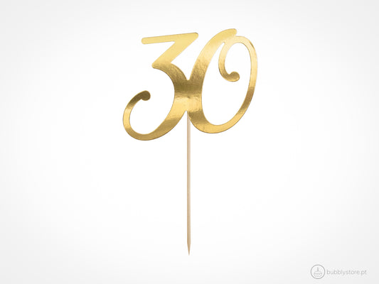 30 years cake topper