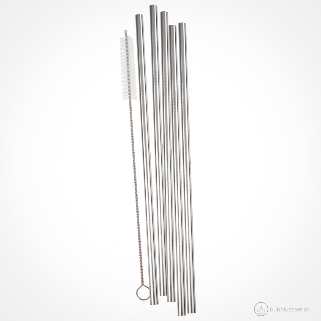 Reusable Silver Straws