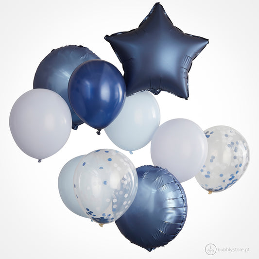 Kit Balões Azul Marinho