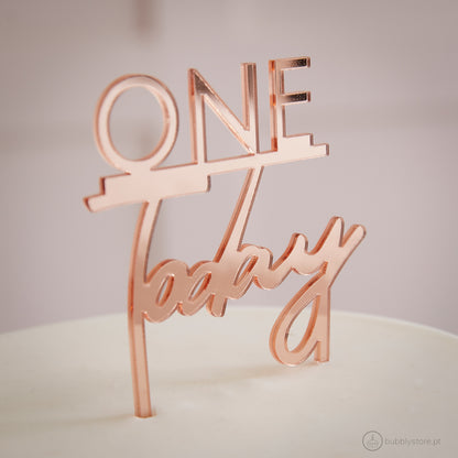 One Today Cake Topper