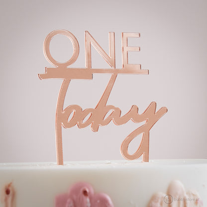 One Today Cake Topper
