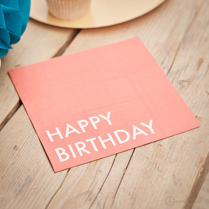 Guardanapos Happy Birthday (Pack 16)