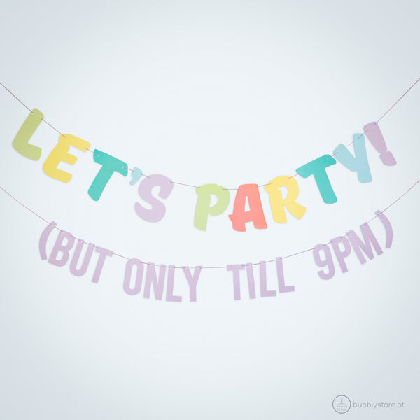 Let's Party wreath