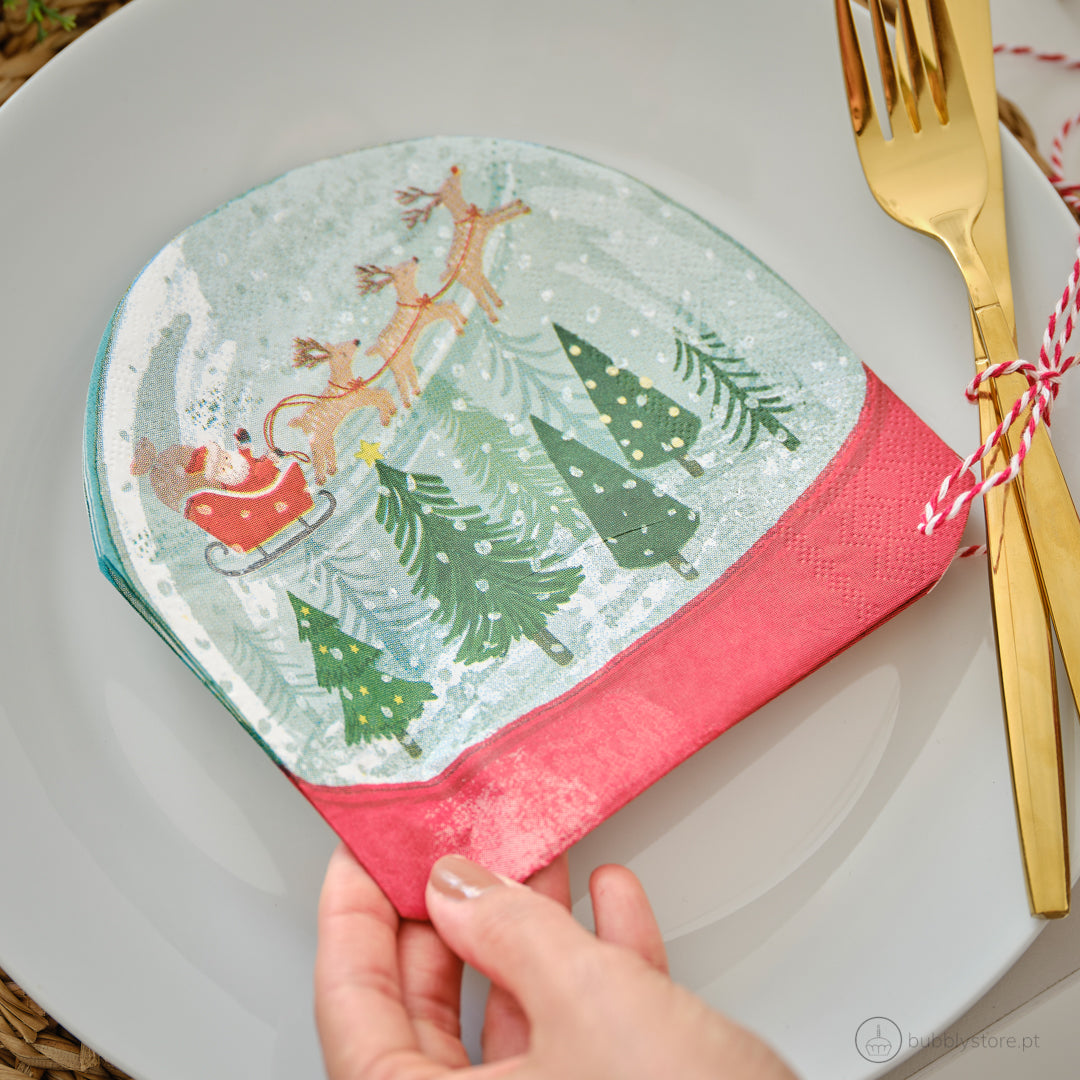 Snow Globe Napkins