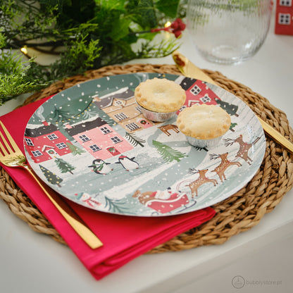 Pratos Natal (25 cm) (Pack 8)