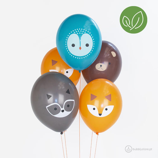 mini forest balloons