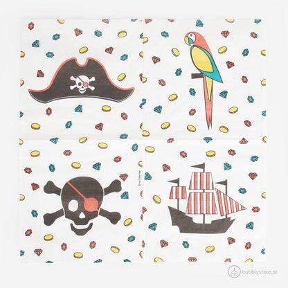 Servilletas Piratas
