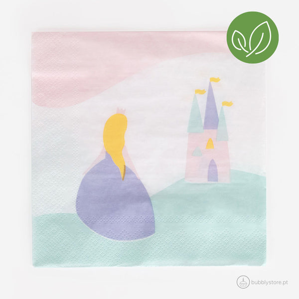 Guardanapos Princesas (Pack 20)