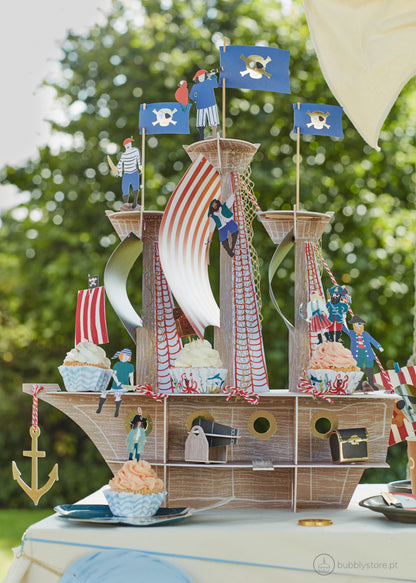 Kit Cupcakes Piratas