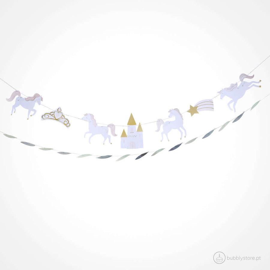 Grinaldas Princesas com Unicórnios (Pack 2)