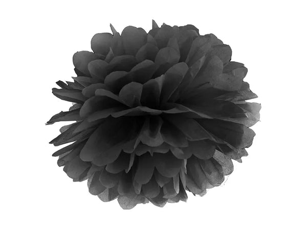Black Pompom (25cm)