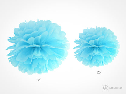Pompón Azul Cielo (25cm)