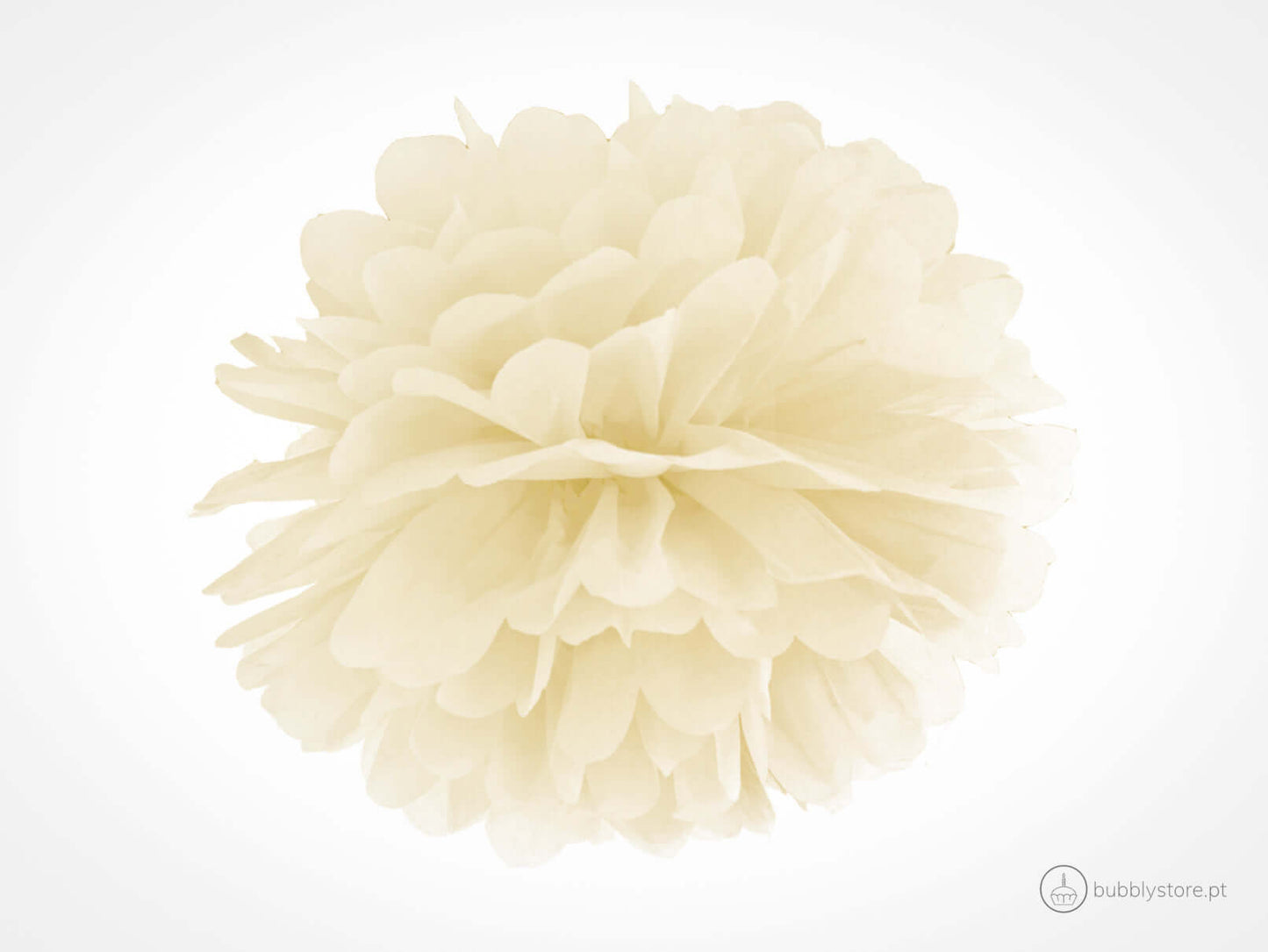 Cream Pompom (35cm)